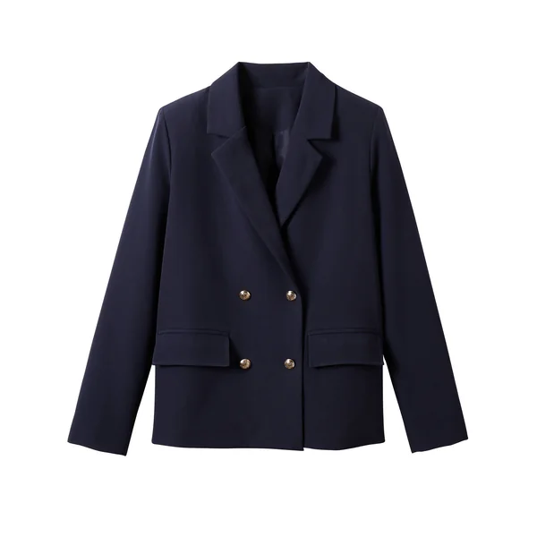 Veste blazer, boutonnage croisé, marine