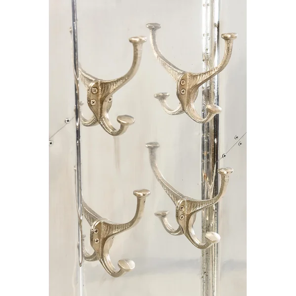 Vestiaire mural industriel bois et aluminium Fly