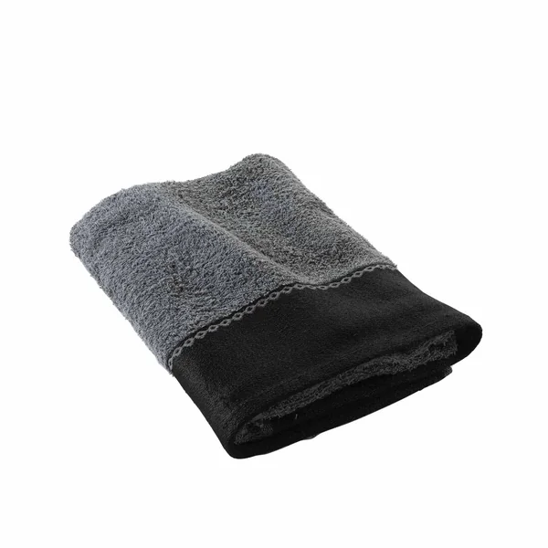 Éponge unie 450 g/m² liteau jacquard confort moelleux, anthracite